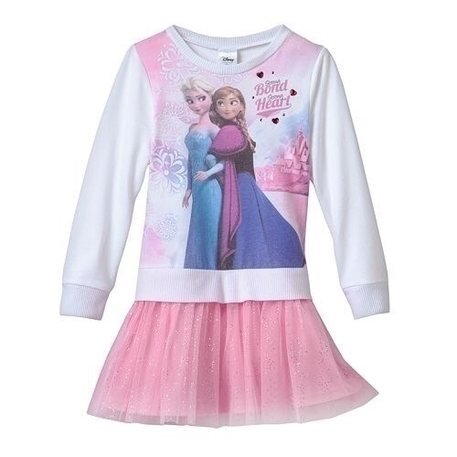 Đầm Jumping beans Disney, công chúa Elsa và Anna, size từ 2T đến 7T.