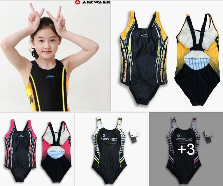 Bộ bơi xuất Hàn Quốc bé gái, vietnam gia công, size 7-14T.